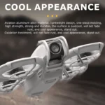 For DJI Neo STARTRC Gimbal Lens Anti-collision Aluminum Alloy Guard Bumper (Silver) - Image 6
