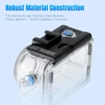For DJI Osmo Action 5 Pro / 3 / 4 STARTRC 40m Underwater Waterproof Housing Diving Case (Transparent) - Image 10