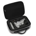 Diamond Texture Shockproof PU Portable Safety Protective Box Storage Bag for DJI Osmo Mobile 4(Grey) - Image 8
