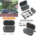 For DJI Mic 2 Sunnylife B770 Mini Carrying Case Wireless Microphone Storage Bag (Grey) - Image 2