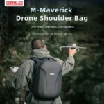 STARTRC Hard Shell Waterproof Shoulders Bag Backpack for DJI Mavic 3 Pro / Mavic 3 Classic (Black) - Image 2