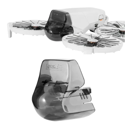 For DJI Flip STARTRC Lens Protective Cover Gimbal Cover (Transparent Black)