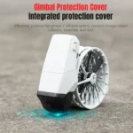 For DJI Flip STARTRC Lens Protective Cover Gimbal Cover (Transparent Black) - Image 5