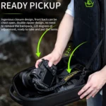 STARTRC Shoulders Decompression Backpack for DJI Drones / DSLR Cameras (Black) - Image 5