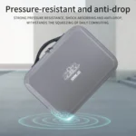 For DJI Avata 2 STARTRC Drone Handbag Messenger Storage Bag (Light Grey) - Image 6