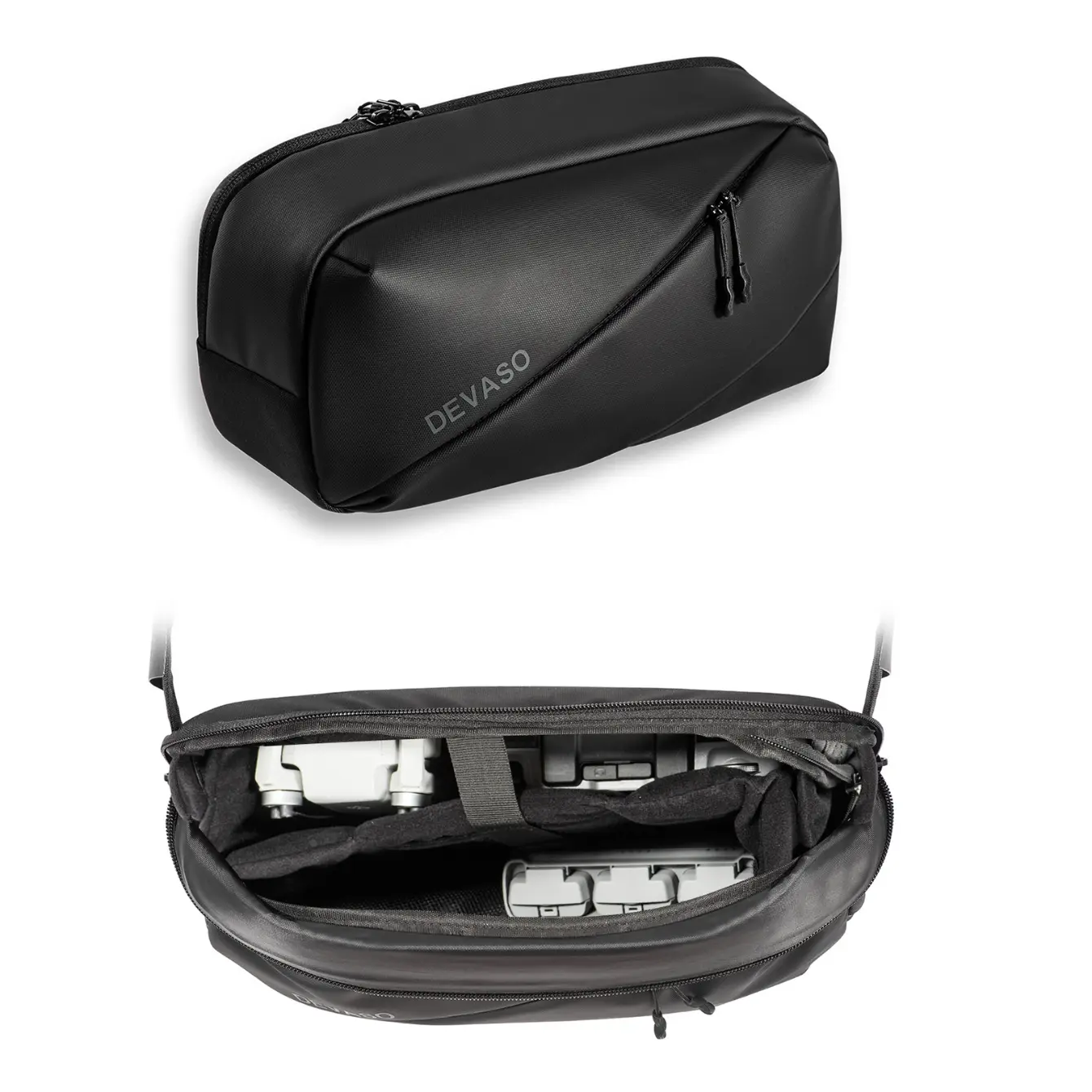 EDA004585301A STARTRC Portable Shoulder Waterproof Drone Bag For DJI OM6 / Mini 3 / Mini 3 Pro / Mini 2(Black) - Image 1