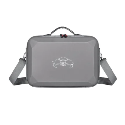 For DJI Mini 4 Pro / RC with Screen Standard STARTRC Shoulder Storage Bag PU Handbag(Grey)