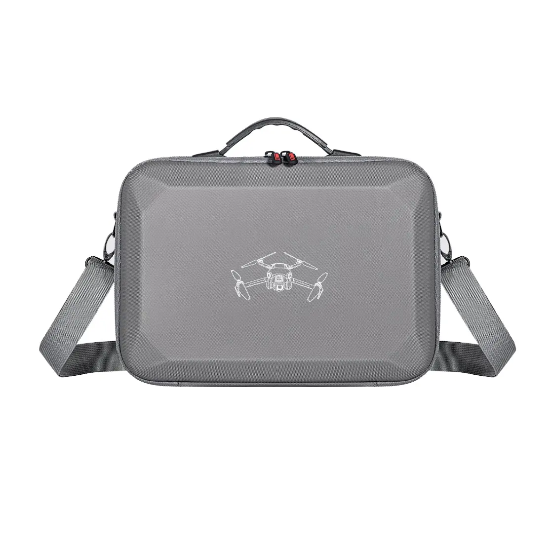 EDA005684001A For DJI Mini 4 Pro / RC with Screen Standard STARTRC Shoulder Storage Bag PU Handbag(Grey) - Image 1