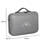 For DJI Mini 4 Pro / RC with Screen Standard STARTRC Shoulder Storage Bag PU Handbag(Grey) - Image 6