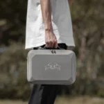 For DJI Mini 4 Pro / RC with Screen Standard STARTRC Shoulder Storage Bag PU Handbag(Grey) - Image 7