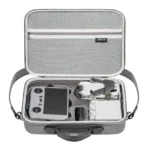 For DJI Mini 4 Pro / RC 2 with Screen STARTRC Shoulder Storage Bag PU Handbag(Grey) - Image 5