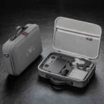 For DJI Mini 4 Pro / RC 2 with Screen STARTRC Shoulder Storage Bag PU Handbag(Grey) - Image 7