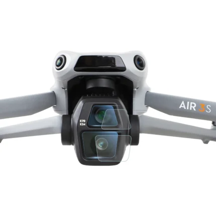 For DJI Air 3S Sunnylife Tempered Glass Film Lens Protector, Quantity:2 Sets(Transparent)