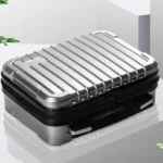 For DJI Mavic Air 2 Shockproof Portable ABS Suitcase Storage Bag Protective Box(Silver) - Image 2