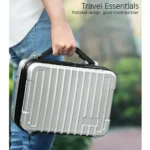 For DJI Mavic Air 2 Shockproof Portable ABS Suitcase Storage Bag Protective Box(Silver) - Image 12