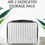 For DJI Mavic Air 2 Shockproof Portable ABS Suitcase Storage Bag Protective Box(Silver) - Image 3