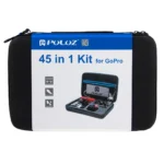 PULUZ 45 in 1 Accessories Ultimate Combo Kits with EVA Case (Chest Strap + Suction Cup Mount + 3-Way Pivot Arms + J-Hook Buckle + Wrist Strap + Helmet Strap + Surface Mounts + Tripod Adapter + Storage Bag + Handlebar Mount + Wrench) for GoPro, Insta360, DJI and Other Action Cameras - Image 12