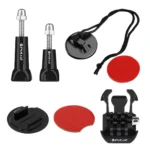 PULUZ 14 in 1 Surfing Accessories Combo Kits with EVA Case (Bobber Hand Grip + Floaty Sponge + Quick Release Buckle + Surf Board Mount + Floating Wrist Strap + Safety Tethers Strap + Storage Bag ) for GoPro, Insta360, DJI and Other Action Cameras - Image 7