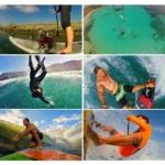 PULUZ 14 in 1 Surfing Accessories Combo Kits with EVA Case (Bobber Hand Grip + Floaty Sponge + Quick Release Buckle + Surf Board Mount + Floating Wrist Strap + Safety Tethers Strap + Storage Bag ) for GoPro, Insta360, DJI and Other Action Cameras - Image 10