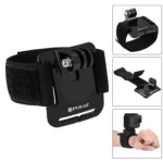 PULUZ 45 in 1 Accessories Ultimate Combo Kits (Chest Strap + Suction Cup Mount + 3-Way Pivot Arms + J-Hook Buckle + Wrist Strap + Helmet Strap + Surface Mounts + Tripod Adapter + Storage Bag + Handlebar Mount + Wrench) for GoPro, Insta360, DJI and Other Action Cameras - Image 6