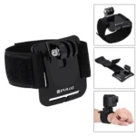 PULUZ 45 in 1 Accessories Ultimate Combo Kits with Camouflage EVA Case (Chest Strap + Suction Cup Mount + 3-Way Pivot Arms + J-Hook Buckle + Wrist Strap + Helmet Strap + Surface Mounts + Tripod Adapter + Storage Bag + Handlebar Mount + Wrench) for GoPro, Insta360, DJI and Other Action Cameras - Image 6