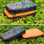 PULUZ Waterproof Carrying and Travel Case for for GoPro, Insta360, DJI and Other Action Cameras Accessories, Large Size: 32cm x 22cm x 7cm(Orange) - Image 9