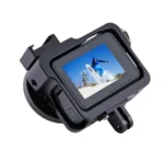 PULUZ Housing Shell CNC Aluminum Alloy Protective Cage with 52mm UV Lens for GoPro HERO(2018) /7 Black /6 /5(Black) - Image 7