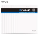 10 PCS PULUZ 33cm x 23.5cm Hang Hole Clear Front White Pearl Jewelry Zip Lock Packaging Bag(Size: XL)
