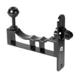 PULUZ CNC Aluminum Single Hand Diving Photography Bracket Handheld Holder, Compatible with DJI Osmo Action, GoPro NEW HERO /HERO7 /6 /5 /5 Session /4 Session /4 /3+ /3 /2 /1, Xiaoyi and Other Action Cameras, DSLR Cameras(Black) - Image 3