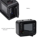PULUZ for Sony RX0 Aluminum Alloy Protective Cage + 37mm UV Filter Lens + Lens Sunshade with Screws and Screwdrivers(Black) - Image 7