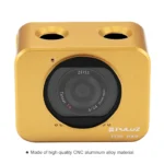 PULUZ for Sony RX0 Aluminum Alloy Protective Cage + 37mm UV Filter Lens + Lens Sunshade with Screws and Screwdrivers(Gold) - Image 6