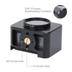 PULUZ Aluminum Alloy Protective Cage + 37mm UV Filter Lens + Lens Sunshade with Screws and Screwdrivers for Sony RX0 / RX0 II(Black) - Image 4