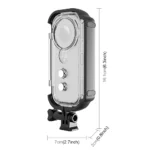 PULUZ 30m Underwater Waterproof Housing Protective Case for Insta360 ONE X, with Buckle Basic Mount & Screw - Image 2