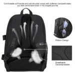 PULUZ Outdoor Portable Waterproof Scratch-proof Dual Shoulders Backpack Handheld PTZ Stabilizer Camera Bag with Rain Cover for Digital Camera, DJI Ronin-SC / Ronin-S(Black) - Image 4