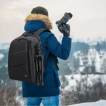 PULUZ Outdoor Portable Waterproof Scratch-proof Dual Shoulders Backpack Handheld PTZ Stabilizer Camera Bag with Rain Cover for Digital Camera, DJI Ronin-SC / Ronin-S(Black) - Image 7