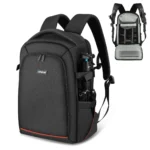 [RUS Warehouse] PULUZ Outdoor Portable Waterproof Scratch-proof Dual Shoulders Backpack Handheld PTZ Stabilizer Camera Bag with Rain Cover for Digital Camera, DJI Ronin-SC / Ronin-S(Black)