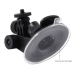 PULUZ Car Suction Cup Mount with Screw & Tripod Mount Adapter & Storage Bag for GoPro, Insta360, DJI and Other Action Cameras - Image 4