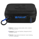 PULUZ Waterproof Carrying and Travel Case for GoPro, DJI Osmo Action and other Sport Cameras Accessories, Small Size: 16cm x 12cm x 7cm(Black) - Image 6