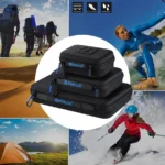 PULUZ Waterproof Carrying and Travel Case for GoPro, DJI Osmo Action and other Sport Cameras Accessories, Small Size: 16cm x 12cm x 7cm(Black) - Image 10