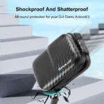 For DJI Osmo Action 5 Pro / 4 / 3 PULUZ Mini Body Bag Portable EVA Storage Bag (Black) - Image 6