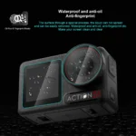 For DJI Osmo Action 5 Pro PULUZ 3-in-1 Lens Front and Back Screen Tempered Glass Explosion-proof Film (Transparent) - Image 3