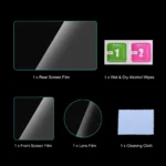 For DJI Osmo Action 5 Pro PULUZ 3-in-1 Lens Front and Back Screen Tempered Glass Explosion-proof Film (Transparent) - Image 7