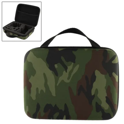 EVA Shockproof Waterproof Portable Case for GoPro, Insta360, DJI and Other Action Cameras Accessories, Size: 21cm x 16cm x 6.5cm
