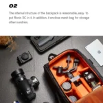 STARTRC Outdoor Travel Portable Waterproof Nylon Backpack for DJI Ronin-SC / Mavic 2 Drone - Image 11