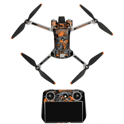 Sunnylife Drone+Remote Control Protective Sticker For DJI Mini 3 Pro RC Version(Irimitent Eagle)