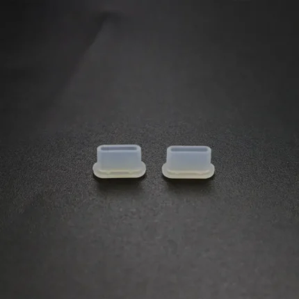 2 Sets Drone Body Remote Control Charging Port Dust Plug for DJI Mini 3 Pro(Transparent)