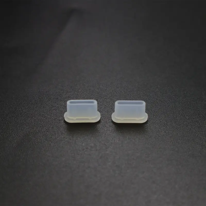 TBD0602472801A 2 Sets Drone Body Remote Control Charging Port Dust Plug for DJI Mini 3 Pro(Transparent) - Image 1