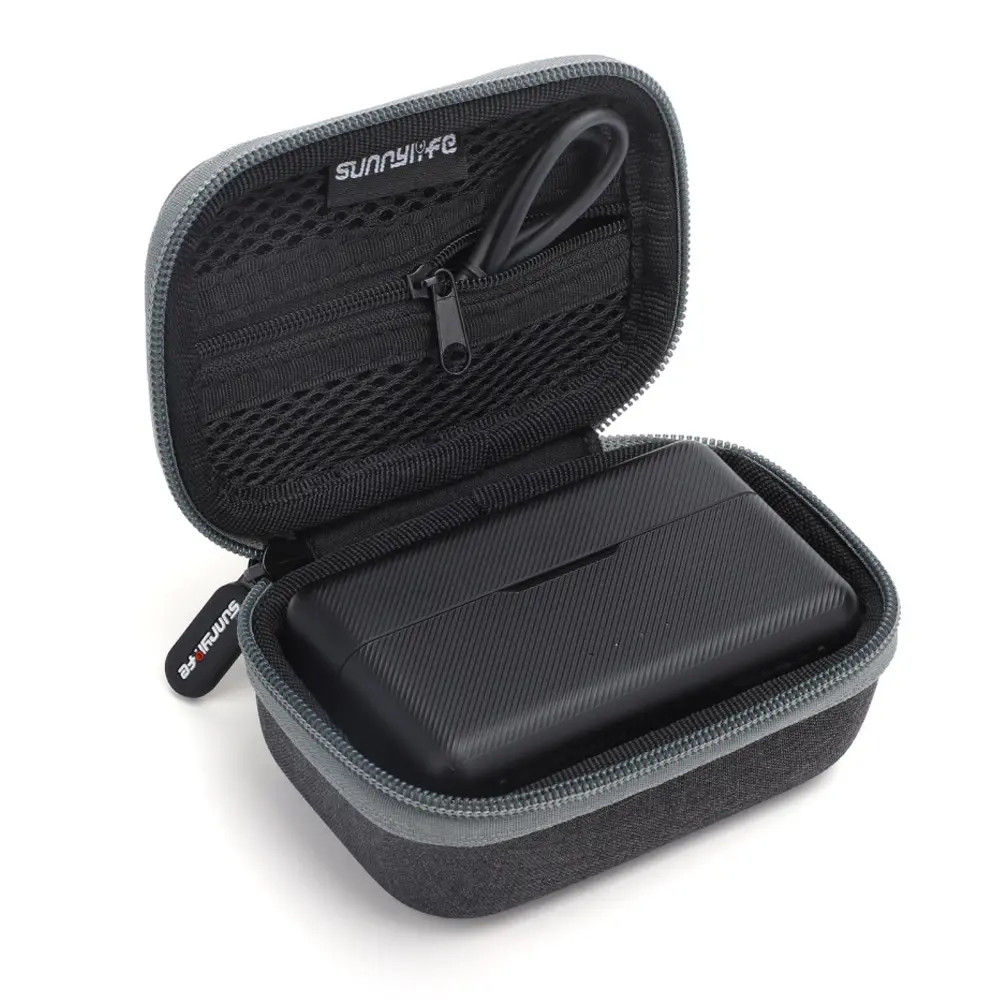 TBD0603391601A For DJI MIC Sunnylife B557 Wireless Microphone Portable Protective Box Storage Bag(Dark Gray) - Image 1