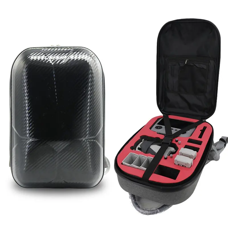 TBD0604305801 For DJI Mini 4 Pro Drone Storage Bag Carbon Fiber Backpack, Spec: Conventional Style - Image 1