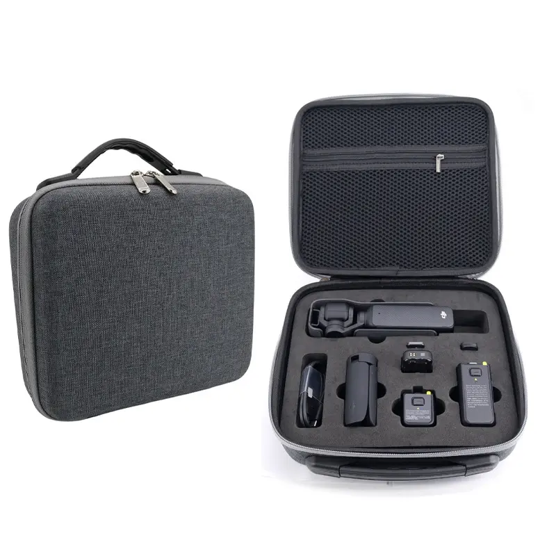 TBD0604309401A For DJI Osmo Pocket 3 Action Camera All-in-One Storage Bag Hand Cluth(Grey) - Image 1